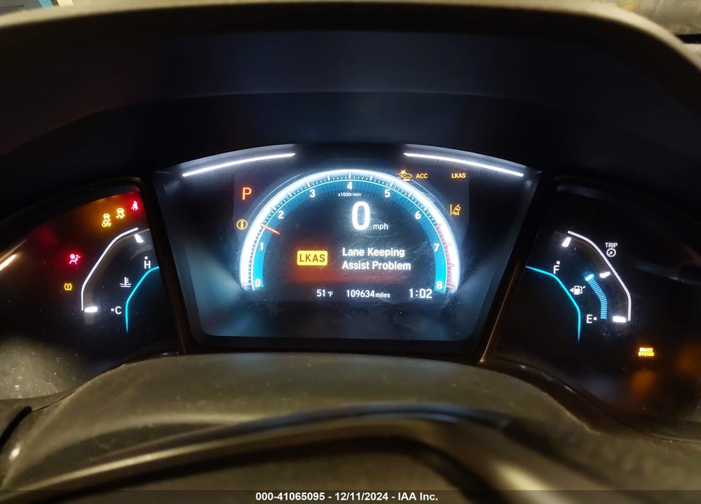 2019 HONDA CIVIC EX VIN: SHHFK7H65KU410236