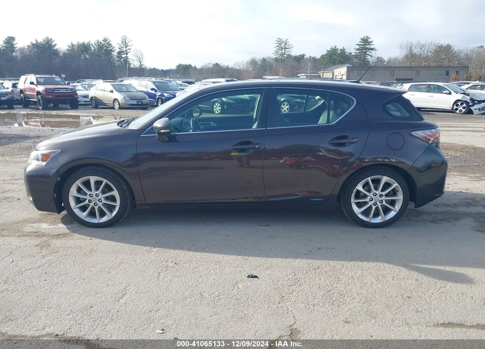 2012 LEXUS CT 200H PREMIUM VIN: JTHKD5BH8C2092284