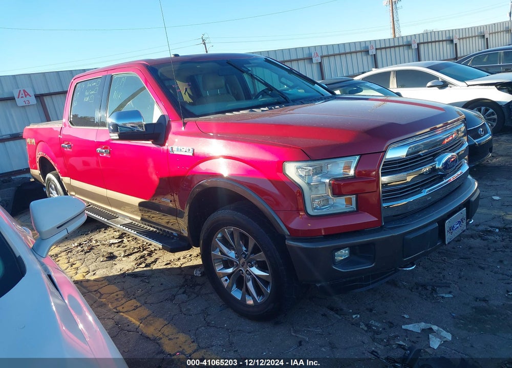 2016 FORD F-150 LARIAT VIN: 1FTEW1EGXGFC14193
