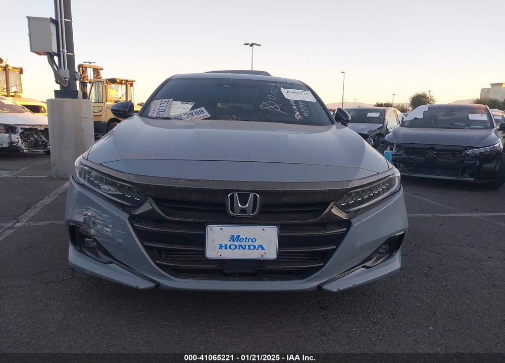 2021 HONDA ACCORD SPORT 2.0T VIN: 1HGCV2F38MA029808