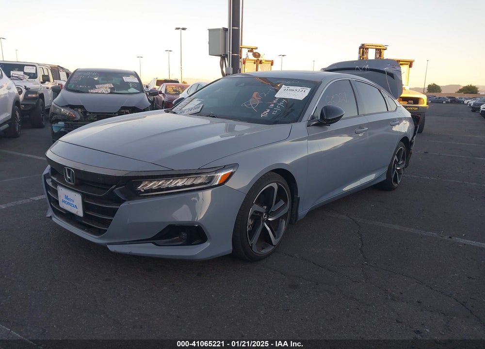 2021 HONDA ACCORD SPORT 2.0T VIN: 1HGCV2F38MA029808