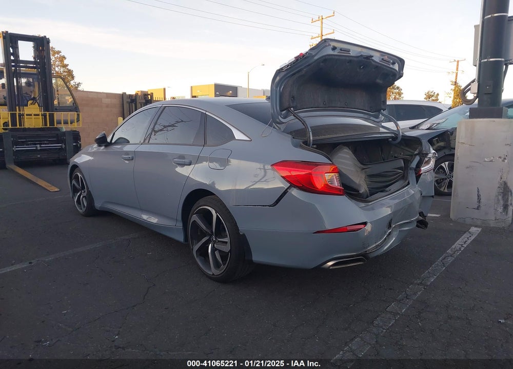 2021 HONDA ACCORD SPORT 2.0T VIN: 1HGCV2F38MA029808