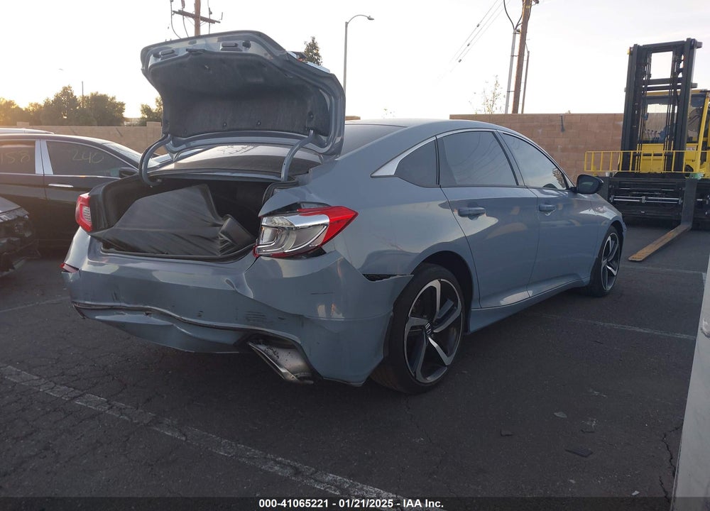 2021 HONDA ACCORD SPORT 2.0T VIN: 1HGCV2F38MA029808