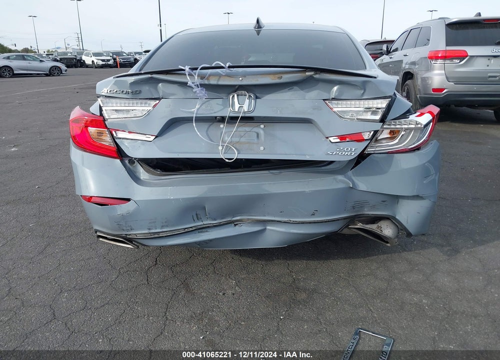 2021 HONDA ACCORD SPORT 2.0T VIN: 1HGCV2F38MA029808