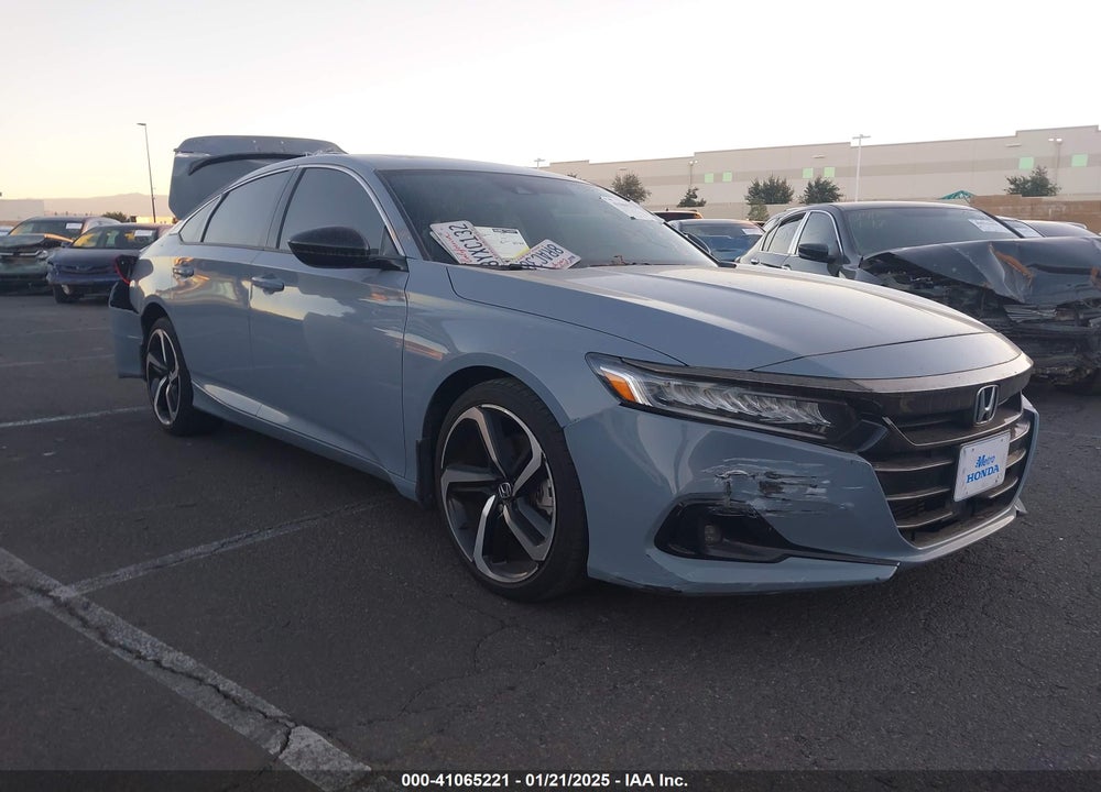 2021 HONDA ACCORD SPORT 2.0T VIN: 1HGCV2F38MA029808