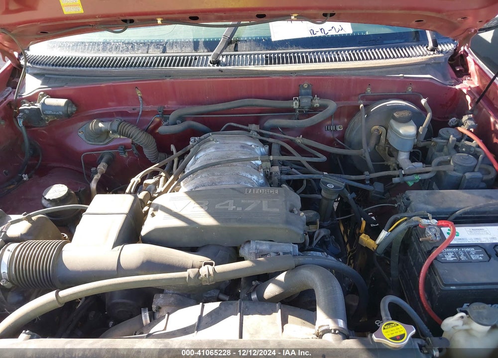 2002 TOYOTA TUNDRA SR5 V8 VIN: 5TBRT34142S241118