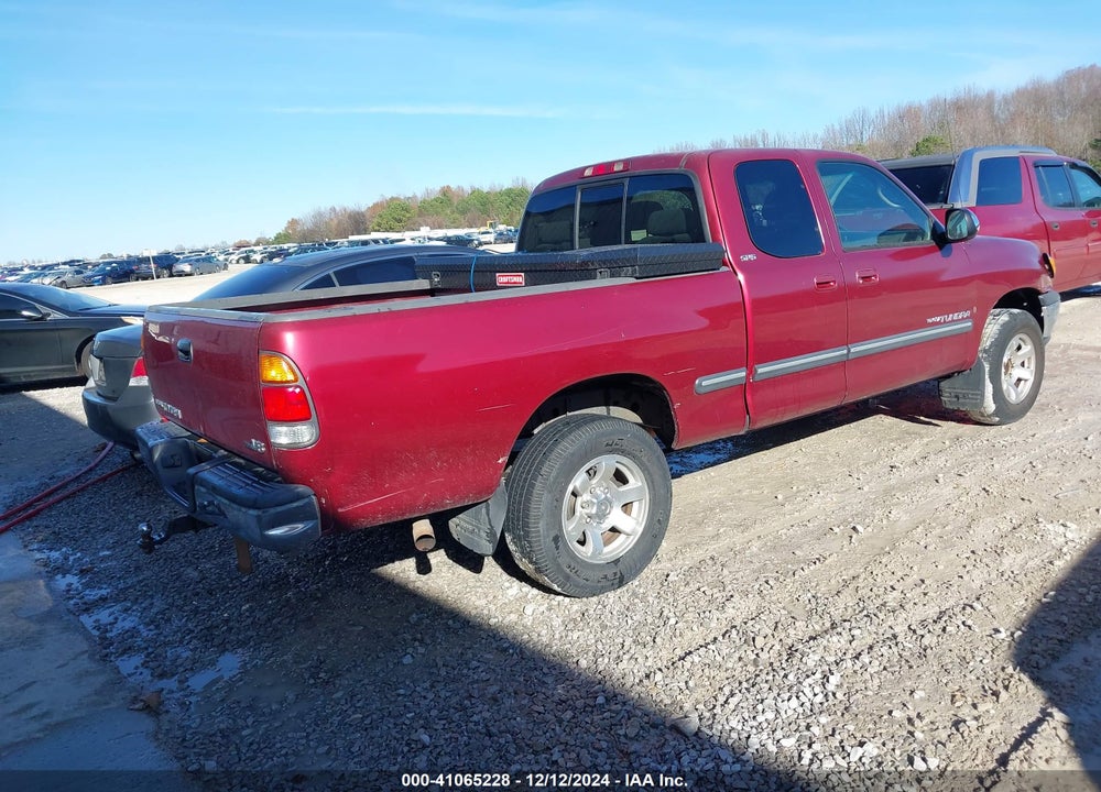 2002 TOYOTA TUNDRA SR5 V8 VIN: 5TBRT34142S241118
