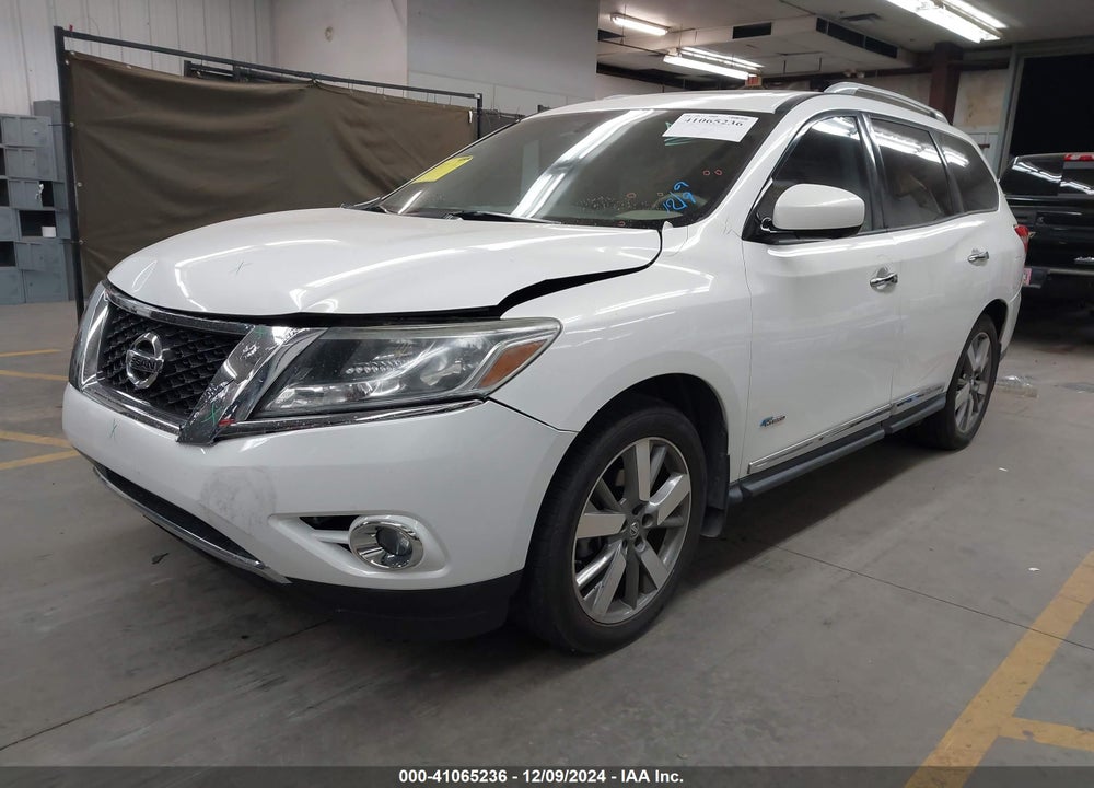 2014 NISSAN PATHFINDER HYBRID PLATINUM VIN: 5N1CR2MMXEC643548