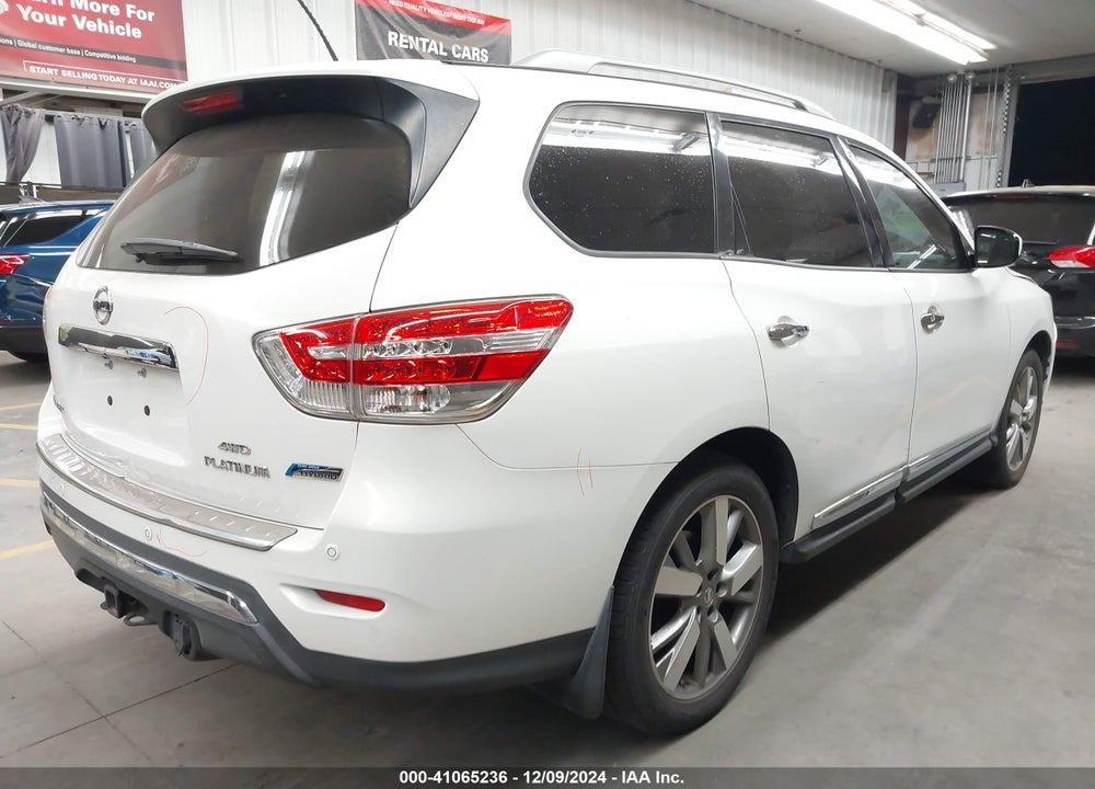 2014 NISSAN PATHFINDER HYBRID PLATINUM VIN: 5N1CR2MMXEC643548