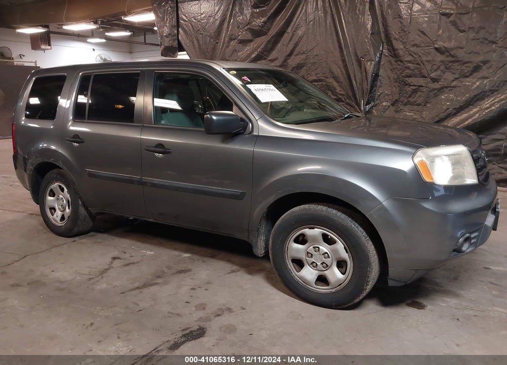 2012 HONDA PILOT LX VIN: 5FNYF4H28CB002566