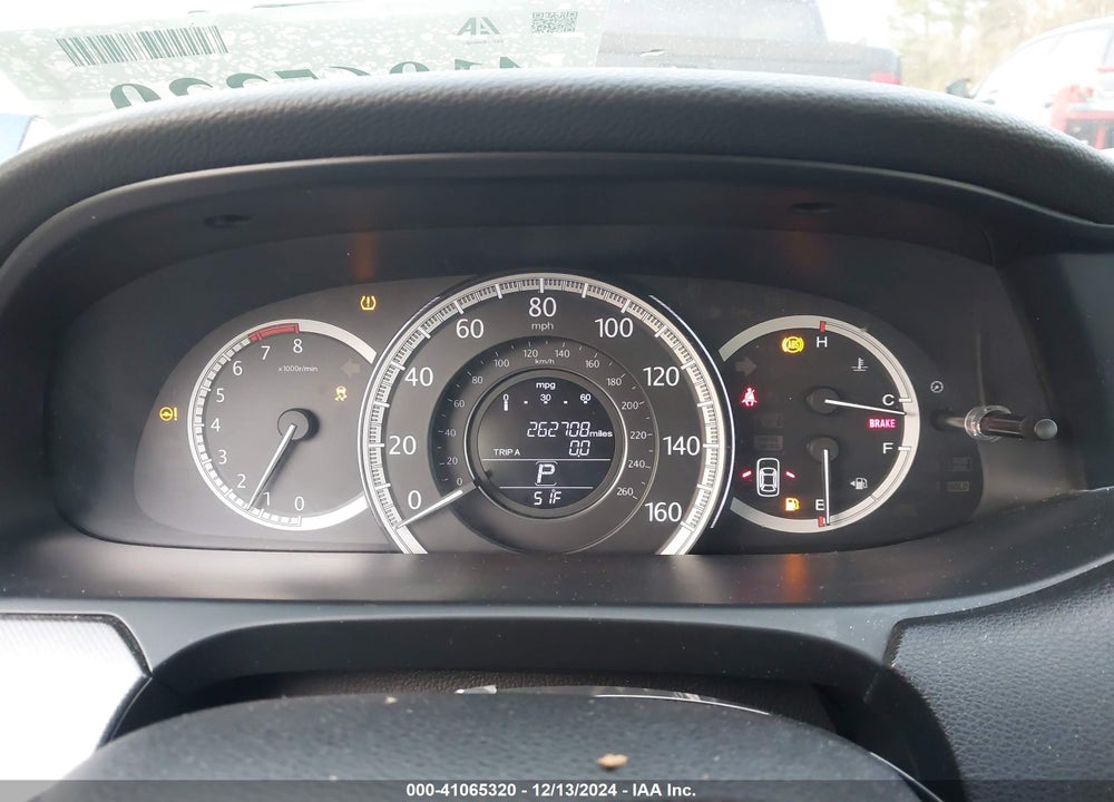 2013 HONDA ACCORD VIN: 1HGCR2F33DA168037