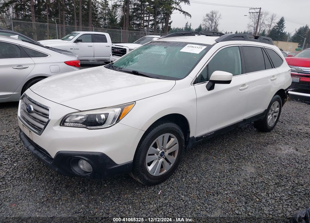 2015 SUBARU OUTBACK 2.5I PREMIUM VIN: 4S4BSACC4F3240542