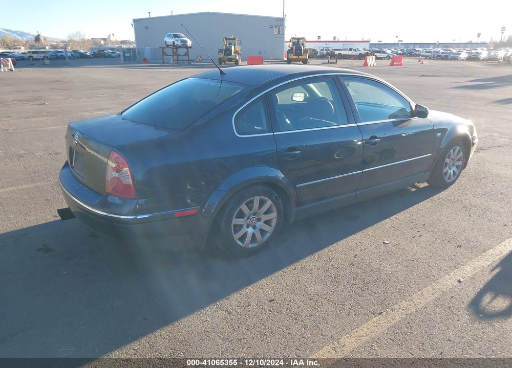 2003 VOLKSWAGEN PASSAT GLS VIN: WVWPD63B73P281034