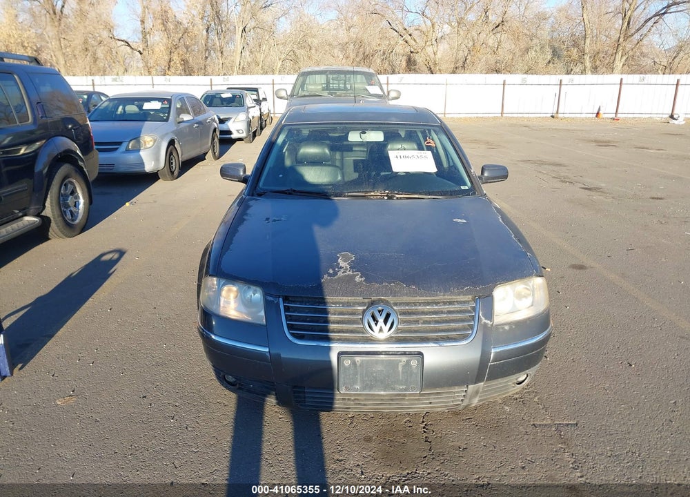 2003 VOLKSWAGEN PASSAT GLS VIN: WVWPD63B73P281034