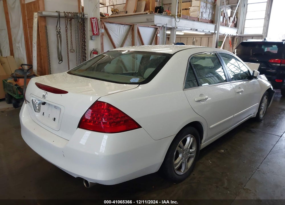 2007 HONDA ACCORD 2.4 SE VIN: 1HGCM56397A053964