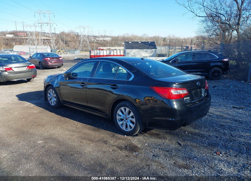 2015 SUBARU LEGACY 2.5I PREMIUM VIN: 4S3BNAC63F3009895