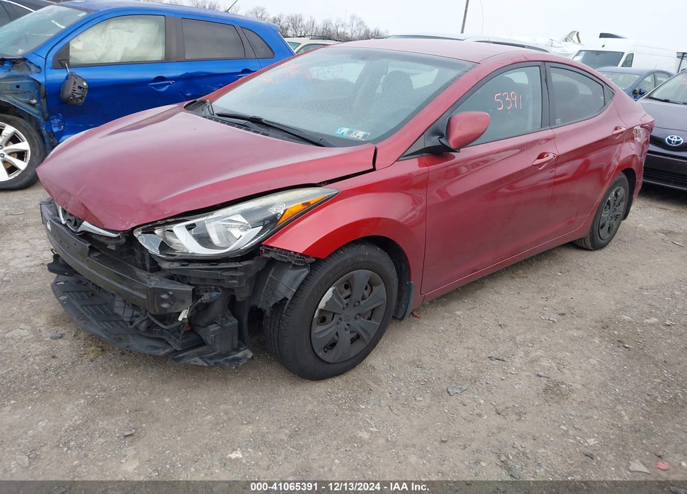 2016 HYUNDAI ELANTRA SE VIN: 5NPDH4AE5GH667980