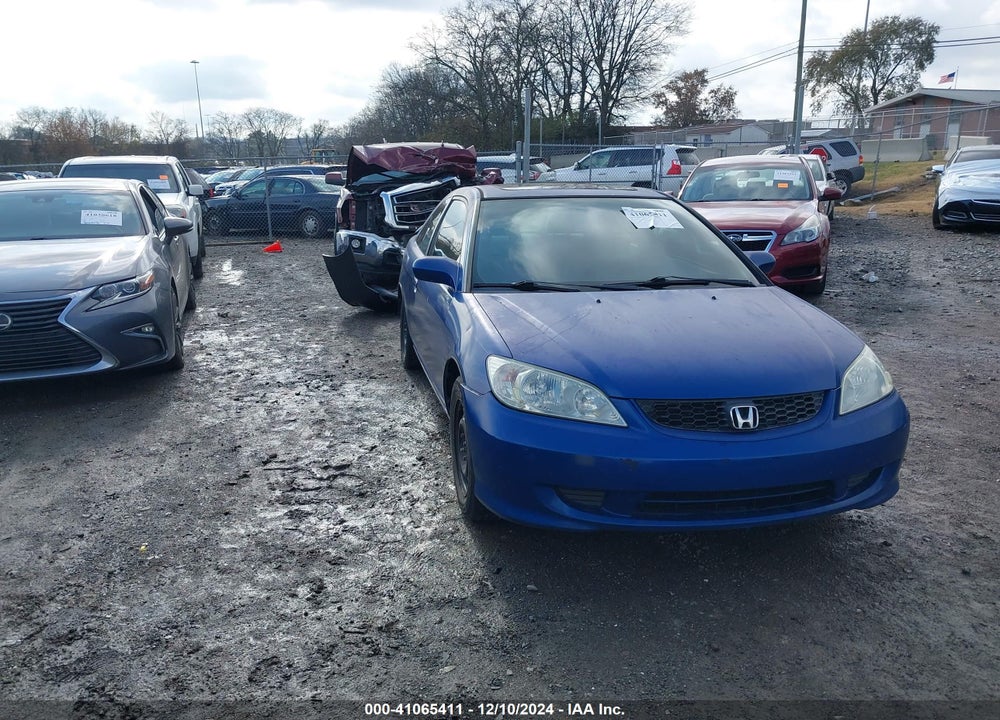 2005 HONDA CIVIC EX VIN: 1HGEM22925L035888