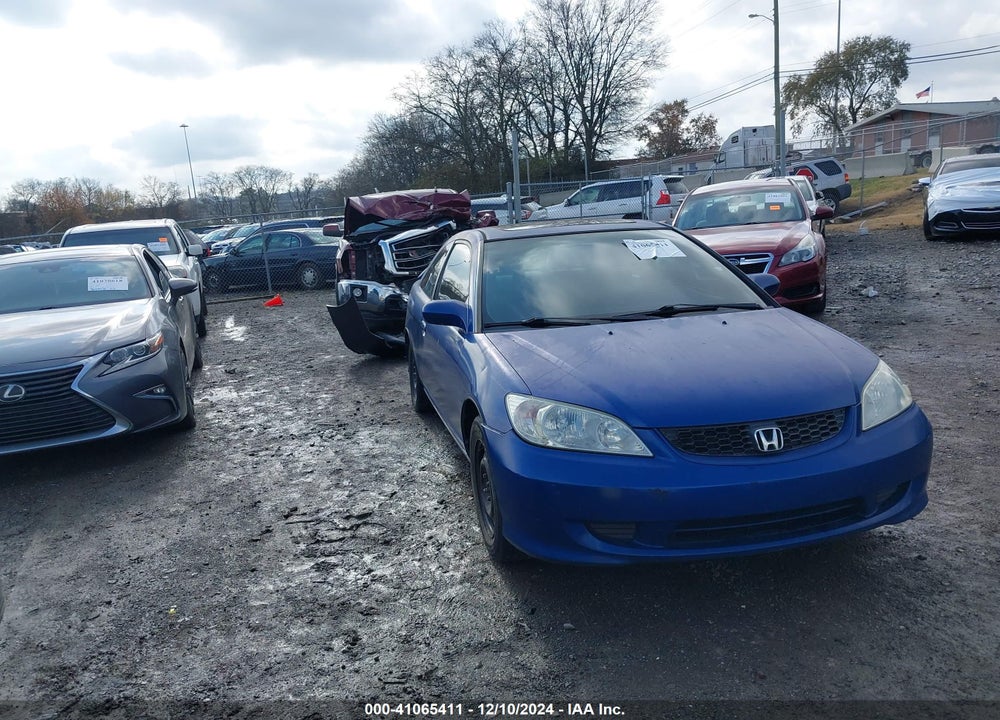 2005 HONDA CIVIC EX VIN: 1HGEM22925L035888