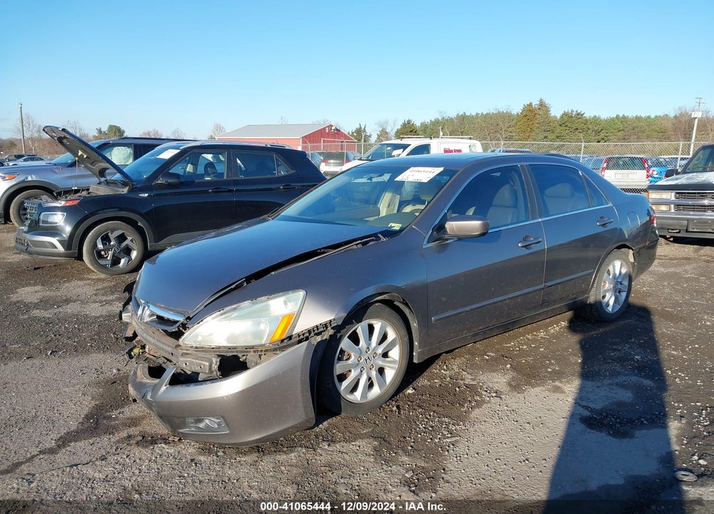2007 HONDA ACCORD 3.0 EX VIN: 1HGCM665X7A051129