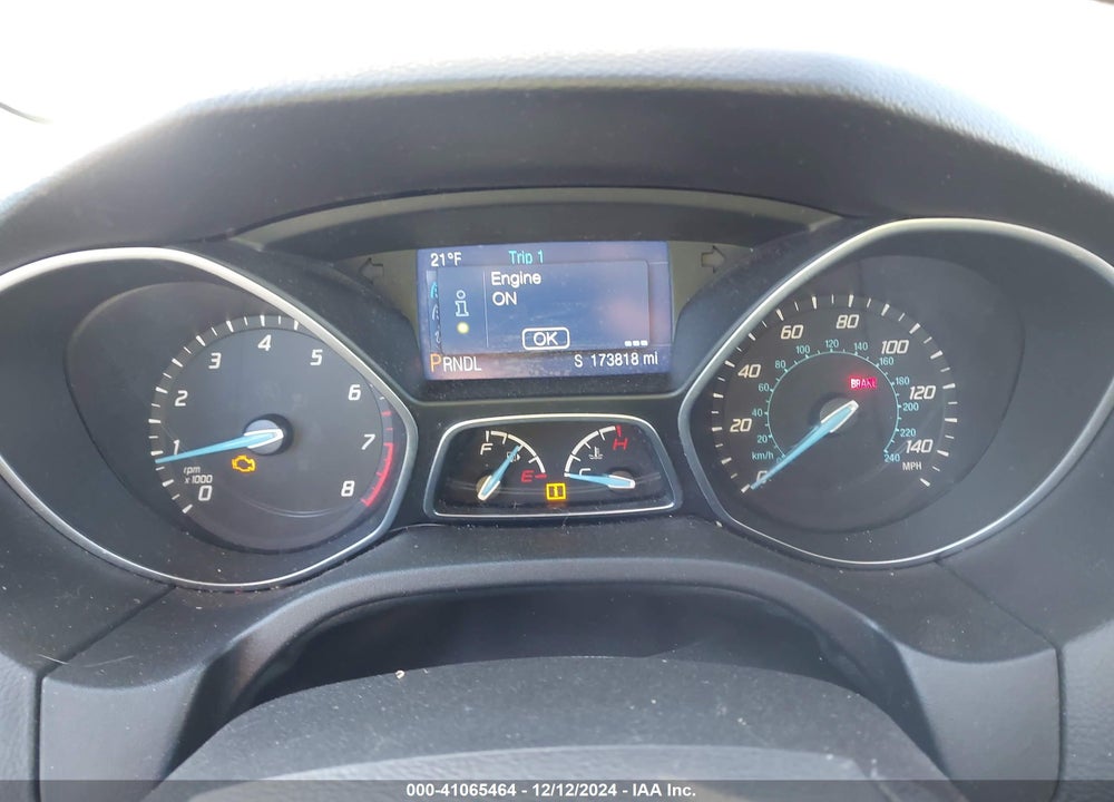 2014 FORD FOCUS SE VIN: 1FADP3F25EL129922