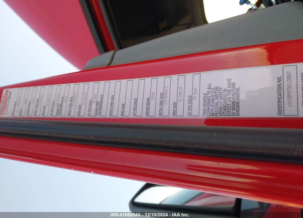 2017 KENWORTH T680 VIN: 1XKYDP9X7HJ138807