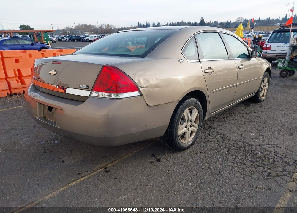 2007 CHEVROLET IMPALA VIN: 2G1WB58K179387738