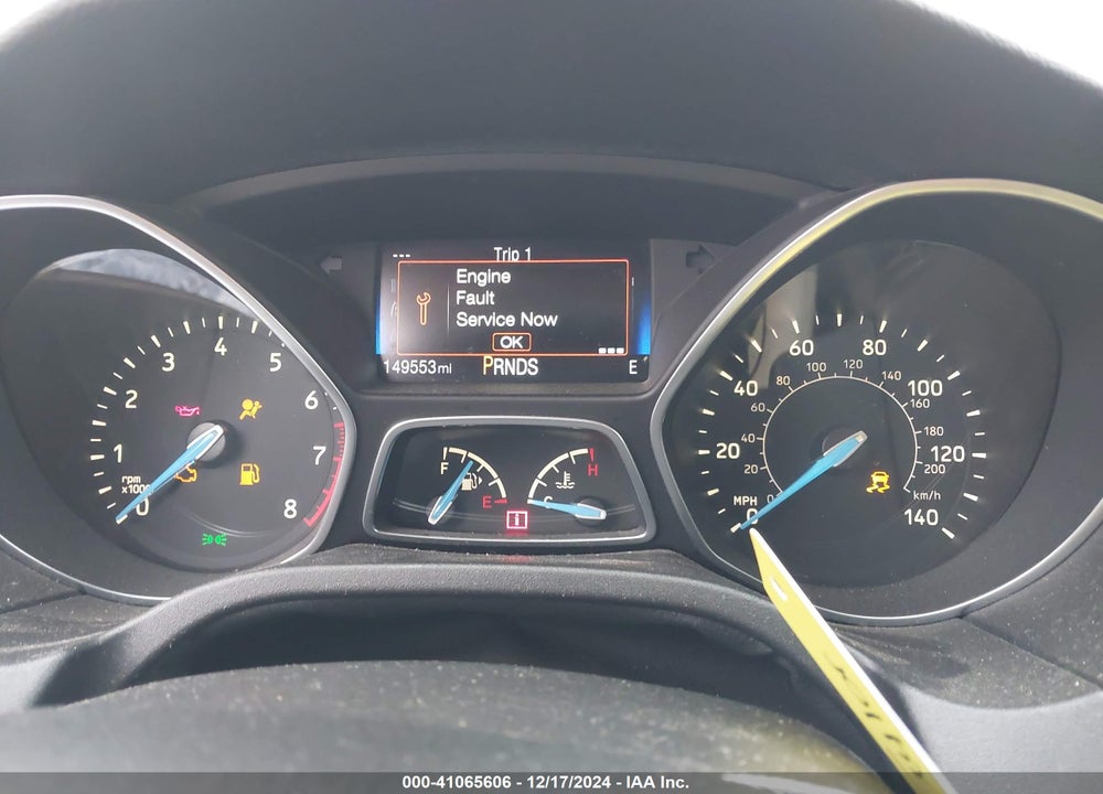 2016 FORD FOCUS TITANIUM VIN: 1FADP3N25GL302634