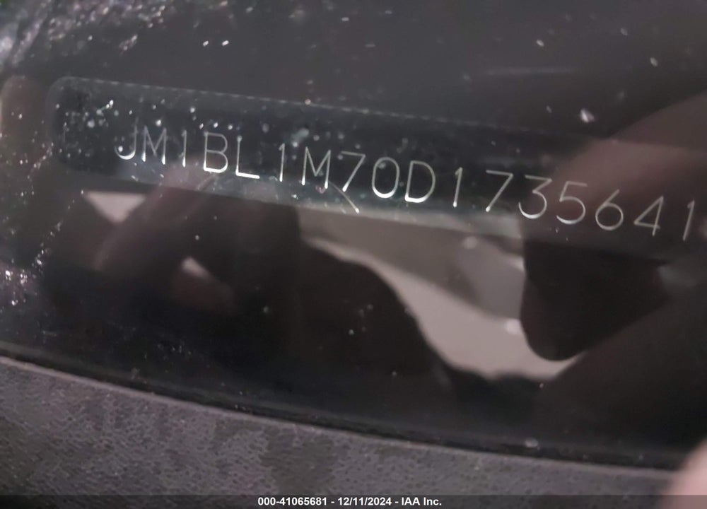 2013 MAZDA MAZDA3 VIN: JM1BL1M70D1735641