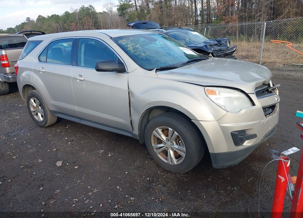 2012 CHEVROLET EQUINOX LS VIN: 2GNALBEK2C6222138