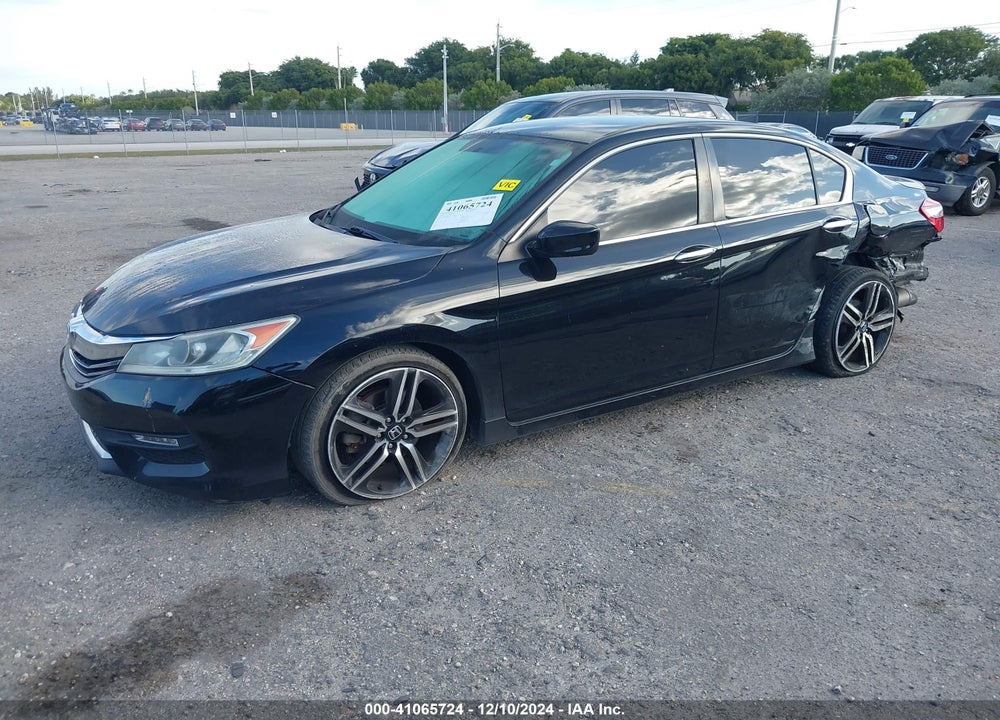 2017 HONDA ACCORD SPORT VIN: 1HGCR2F51HA237850