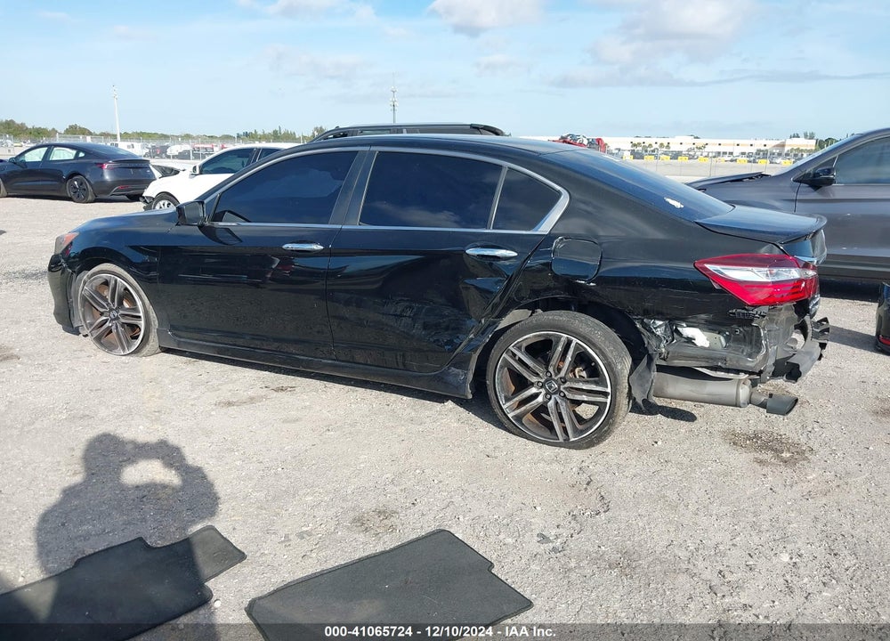 2017 HONDA ACCORD SPORT VIN: 1HGCR2F51HA237850