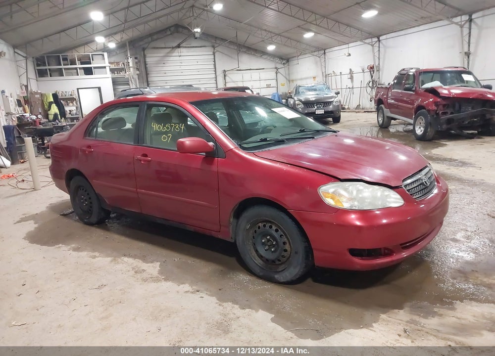 2007 TOYOTA COROLLA LE VIN: 2T1BR32EX7C840053