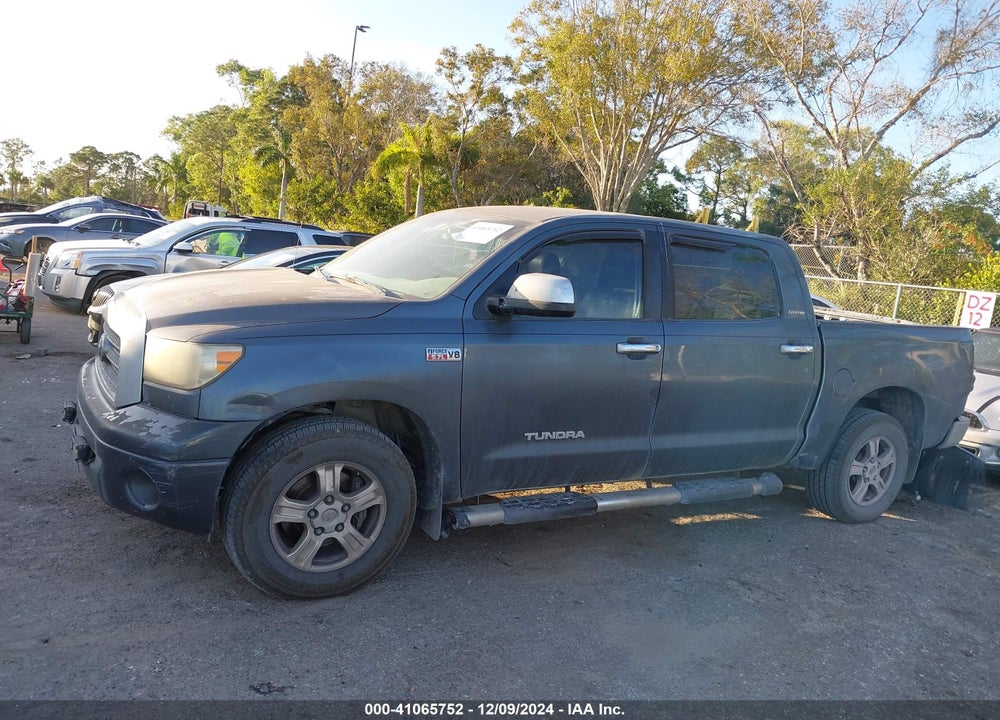2007 TOYOTA TUNDRA LIMITED 5.7L V8 VIN: 5TBEV58137S457001