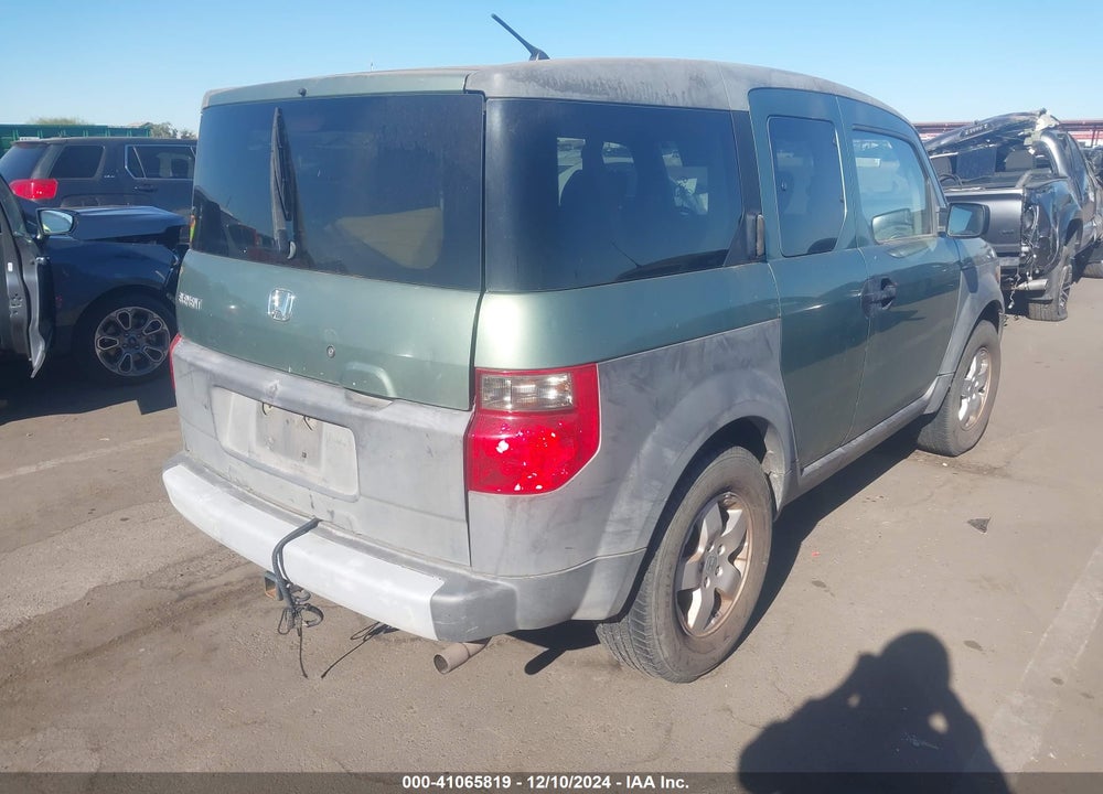 2004 HONDA ELEMENT EX VIN: 5J6YH17604L008741