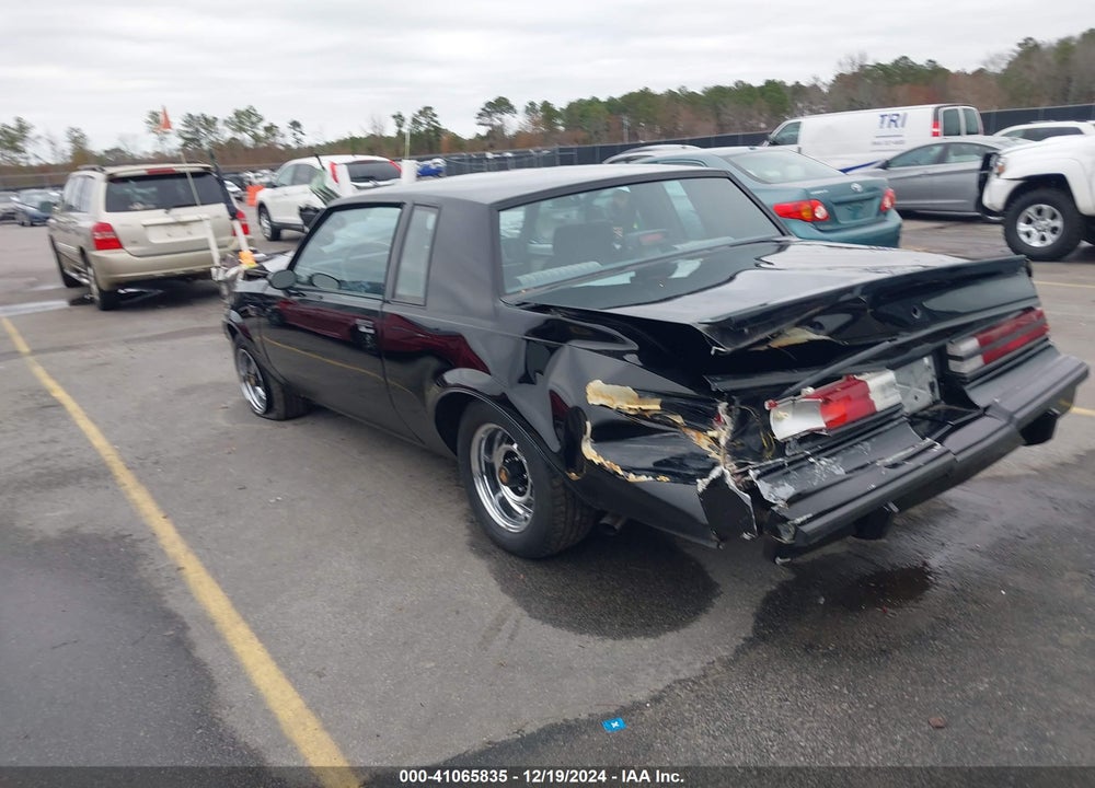 1986 BUICK REGAL T-TYPE VIN: 1G4GK4778GP431217