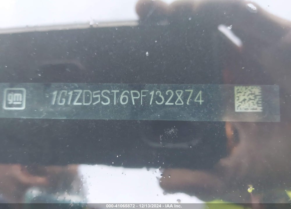2023 CHEVROLET MALIBU VIN: 1G1ZD5ST6PF132874