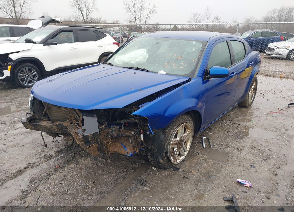 2012 DODGE AVENGER SXT VIN: 1C3CDZCB6CN177893