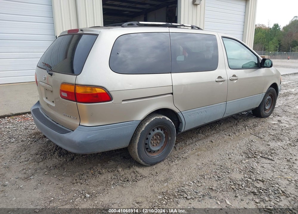 2000 TOYOTA SIENNA CE VIN: 4T3ZF19C4YU298570
