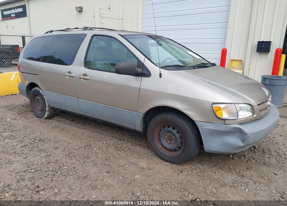 2000 TOYOTA SIENNA CE VIN: 4T3ZF19C4YU298570
