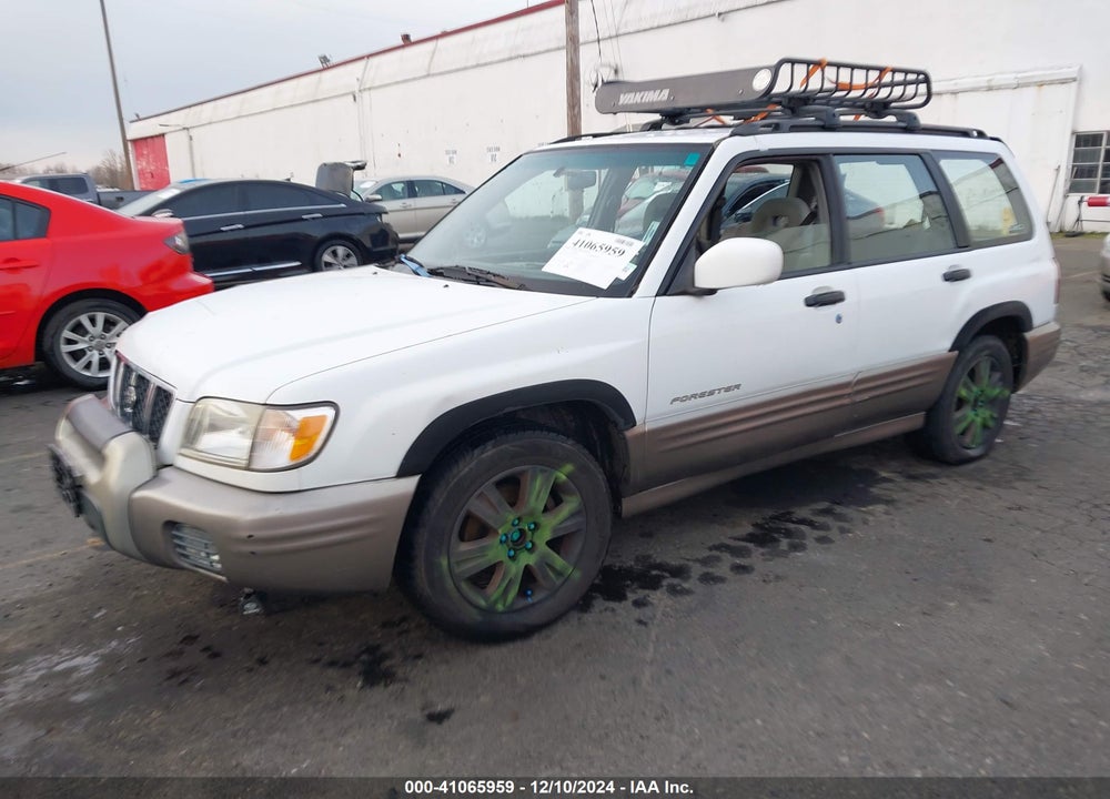 2002 SUBARU FORESTER S VIN: JF1SF65502H743332