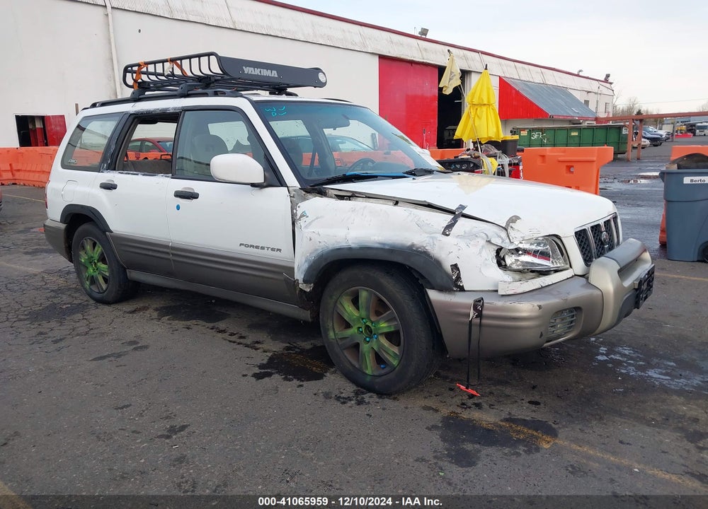 2002 SUBARU FORESTER S VIN: JF1SF65502H743332