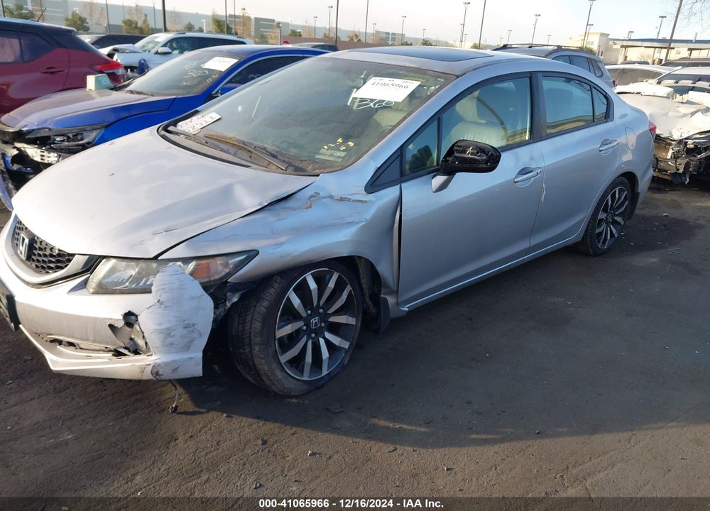 2014 HONDA CIVIC EX-L VIN: 19XFB2F90EE200090