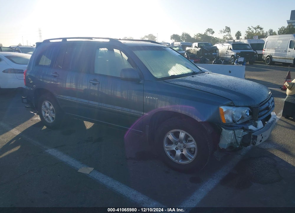 2003 TOYOTA HIGHLANDER LIMITED V6 VIN: JTEGF21AX30117102