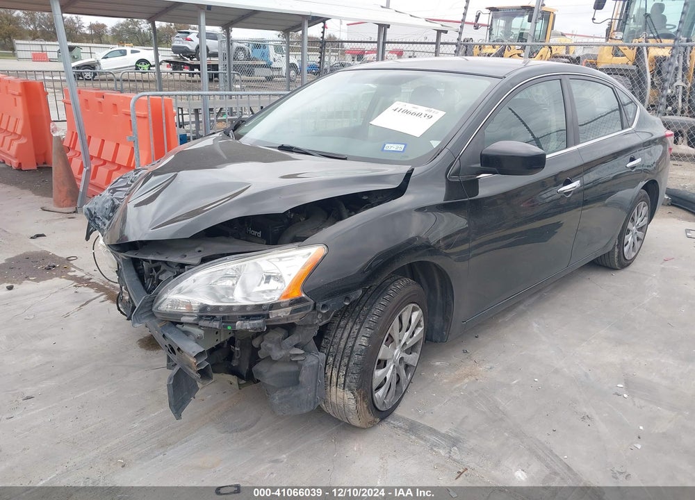 2013 NISSAN SENTRA S VIN: 3N1AB7AP3DL658538