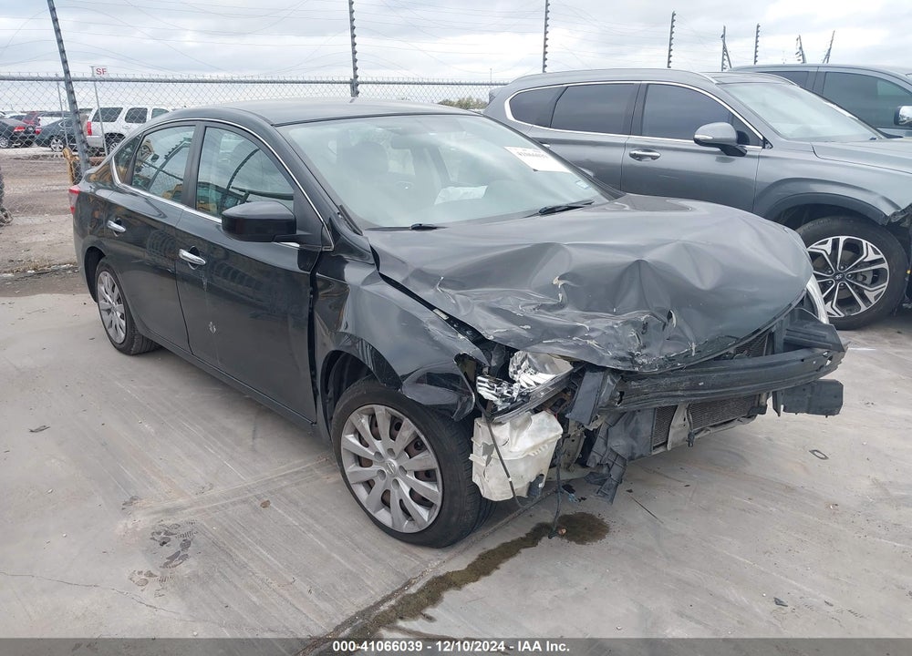 2013 NISSAN SENTRA S VIN: 3N1AB7AP3DL658538
