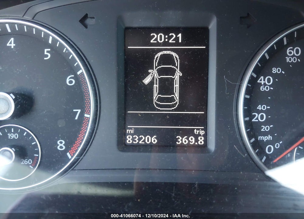2014 VOLKSWAGEN PASSAT 1.8T SE VIN: 1VWBS7A32EC038207