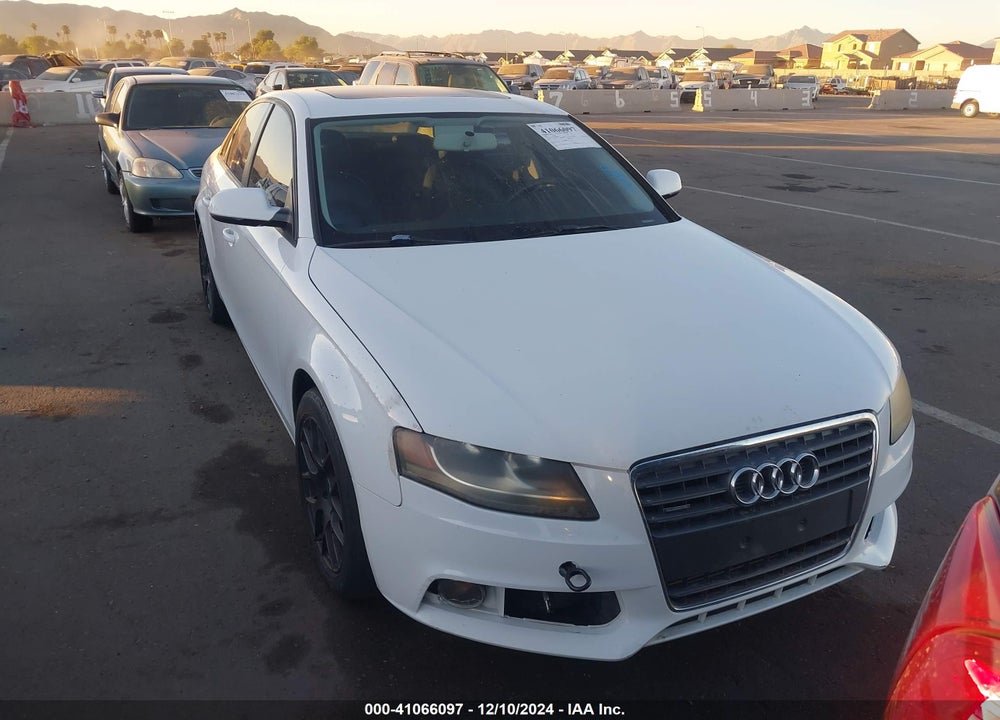 2010 AUDI A4 2.0T PREMIUM VIN: WAUBFAFL9AN063193