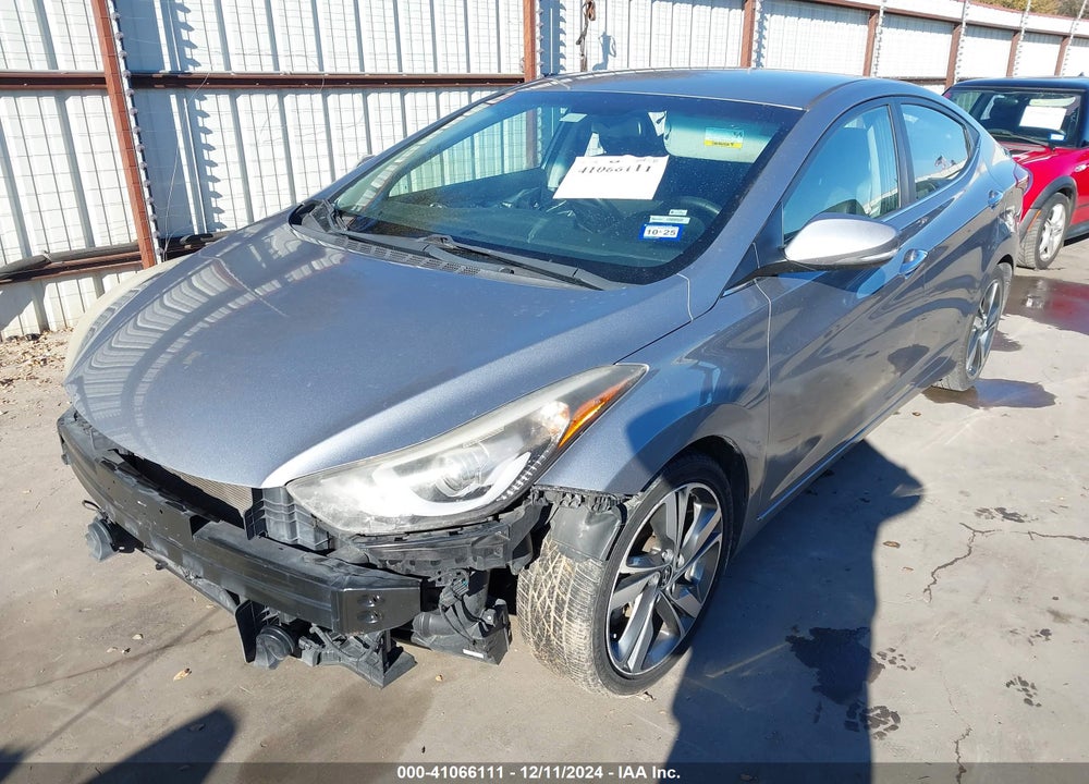 2015 HYUNDAI ELANTRA VIN: KMHDH4AE2FU328044