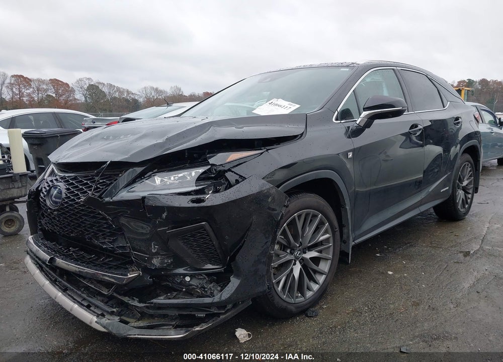 2022 LEXUS RX 450H F SPORT HANDLING VIN: 2T2YGMDA0NC090381